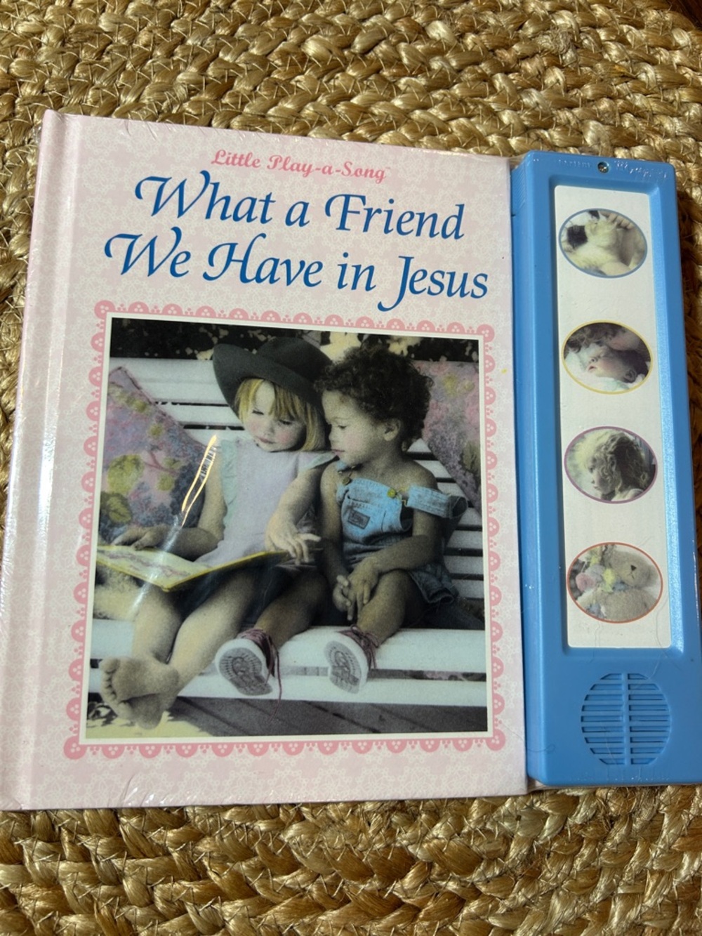 What a Friend We Have in Jesus Little Play-a-Song Book - Pink & Blue